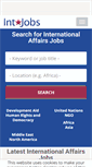 Mobile Screenshot of intjobs.com